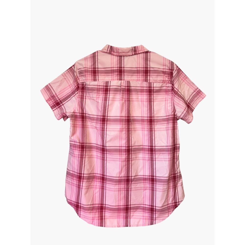 Eddie Bauer Women's Button-Down Short Sleeve Adventure Shirt Plaid Large NWT - Picture 2 of 7